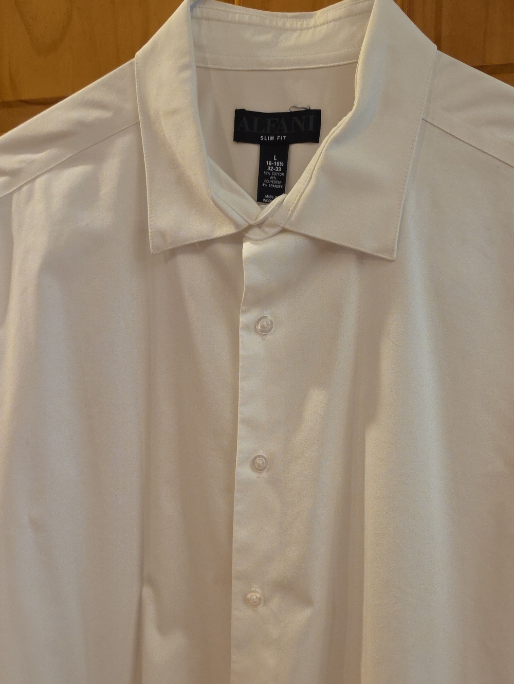 Alfani Slim Fit Dress Shirt in White